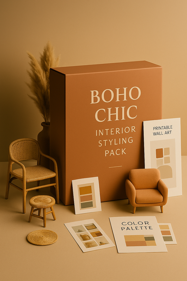 Boho Chic Interior Pack
